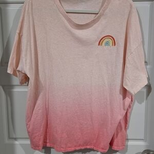 XL American Eagle Rainbow Ombre T-Shirt